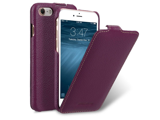 Чехол Melkco Premium Jacka Type для Apple iPhone 7 (фиолетовый, кожаный)