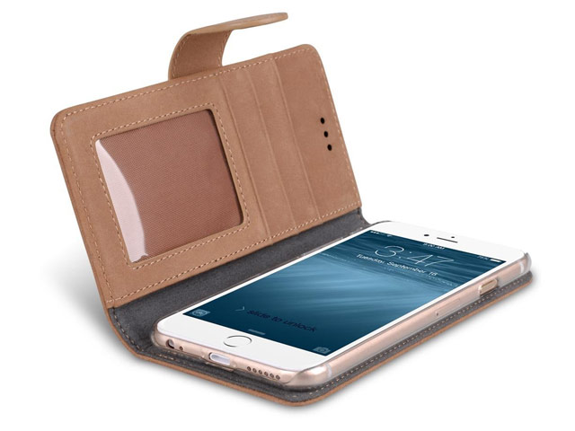Чехол Melkco Premium Wallet Book ID Slot Type для Apple iPhone 7 (коричневый, кожаный)