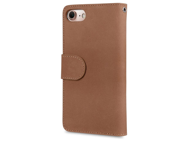 Чехол Melkco Premium Wallet Book ID Slot Type для Apple iPhone 7 (коричневый, кожаный)