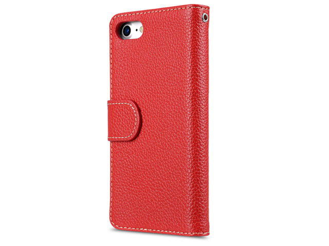 Чехол Melkco Premium Wallet Book Type для Apple iPhone 7 (красный, кожаный)
