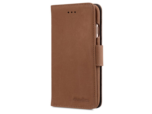 Чехол Melkco Premium Wallet Book Type для Apple iPhone 7 (коричневый, кожаный)