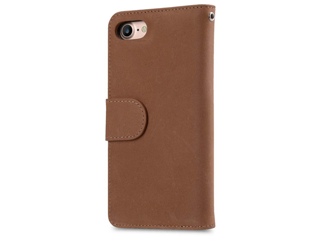Чехол Melkco Premium Wallet Book Type для Apple iPhone 7 (коричневый, кожаный)