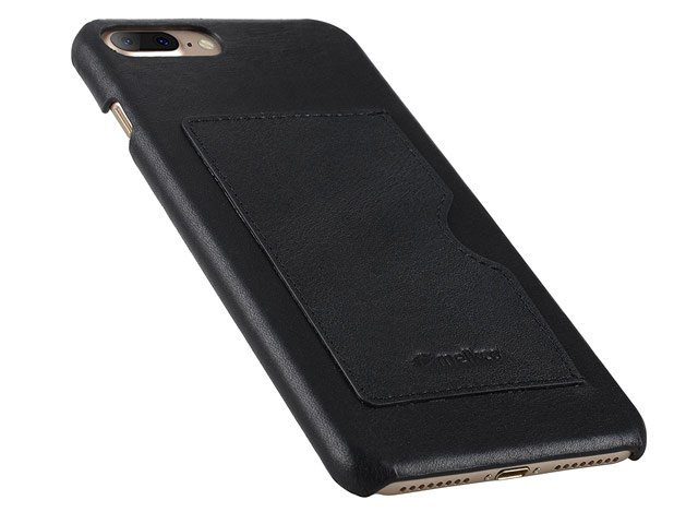 Чехол Melkco Premium Card Slot Snap Cover V1 для Apple iPhone 7 plus (черный, кожаный)