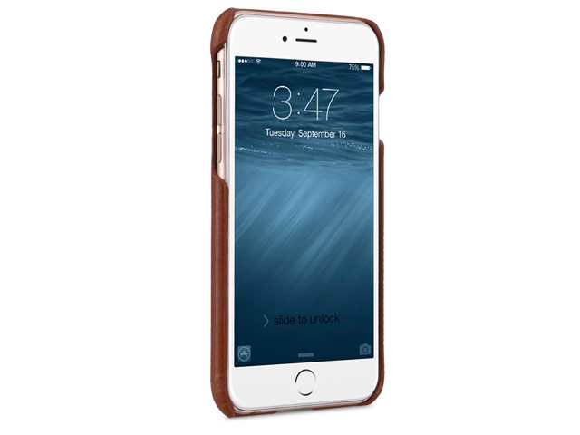 Чехол Melkco Premium Card Slot Snap Cover V2 для Apple iPhone 7 (коричневый, кожаный)