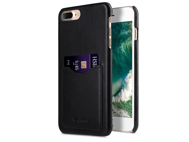 Чехол Melkco Premium Card Slot Snap Cover V2 для Apple iPhone 7 plus (черный, кожаный)