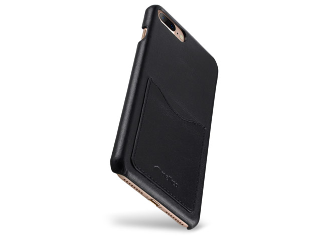 Чехол Melkco Premium Card Slot Snap Cover V2 для Apple iPhone 7 plus (черный, кожаный)