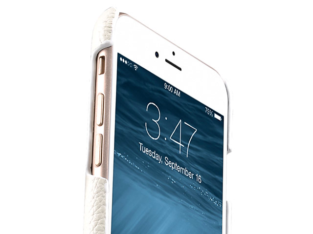 Чехол Melkco Premium Snap Cover для Apple iPhone 7 (белый, кожаный)