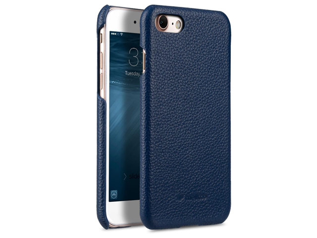 Чехол Melkco Premium Snap Cover для Apple iPhone 7 (синий, кожаный)