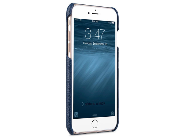 Чехол Melkco Premium Snap Cover для Apple iPhone 7 (синий, кожаный)