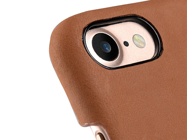 Чехол Melkco Premium Snap Cover для Apple iPhone 7 (коричневый, кожаный)