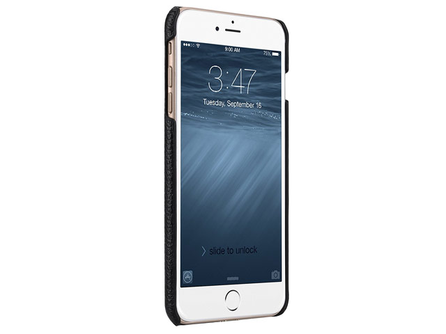 Чехол Melkco Premium Snap Cover для Apple iPhone 7 plus (черный, кожаный)