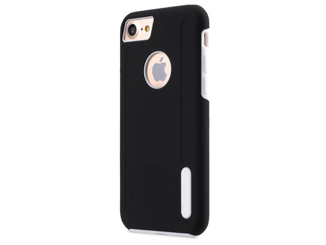 Чехол Melkco Kubalt case для Apple iPhone 7 (черный/белый, пластиковый)