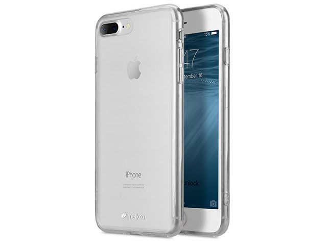 Чехол Melkco PolyUltima case для Apple iPhone 7 plus (прозрачный, гелевый)
