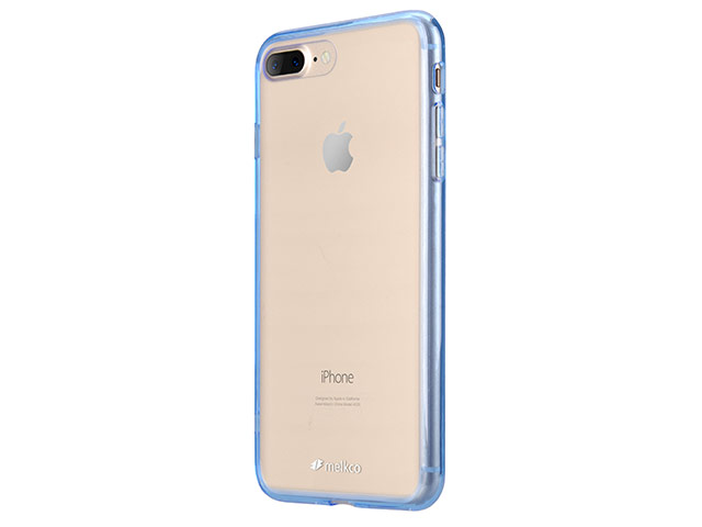 Чехол Melkco PolyUltima case для Apple iPhone 7 plus (голубой, гелевый)