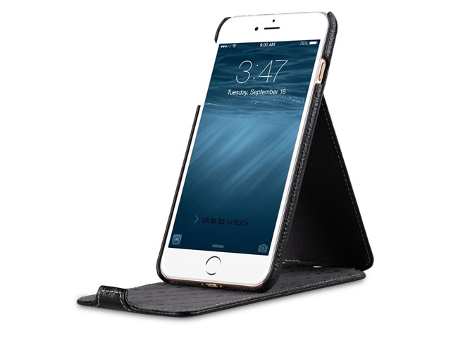 Чехол Melkco Premium Jacka Stand Type для Apple iPhone 7 plus (черный, кожаный)