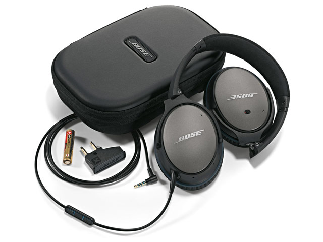Наушники Bose QuietComfort 25 универсальные (беспроводные, черные, микрофон)