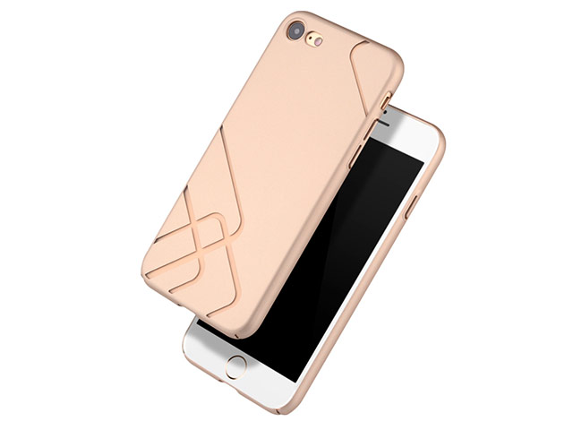 Чехол Azulo Pattern case для Apple iPhone 7 (золотистый, пластиковый)