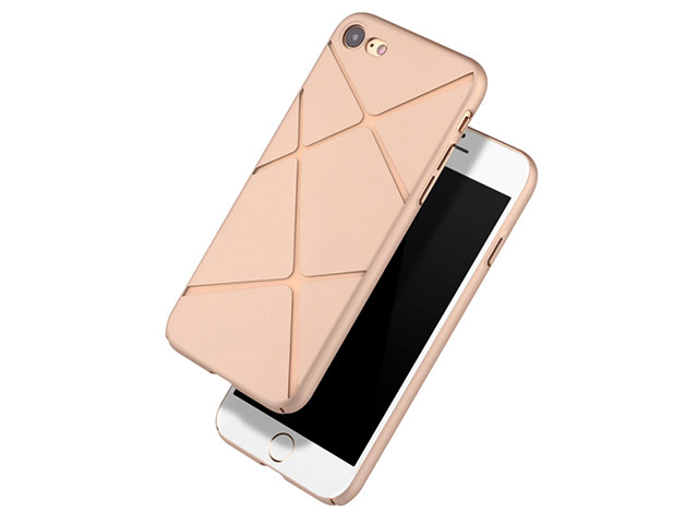 Чехол Azulo X-Line case для Apple iPhone 7 (золотистый, пластиковый)