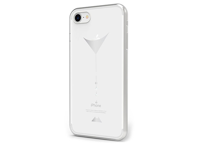 Чехол Azulo Sandi case для Apple iPhone 7 (серебристый, пластиковый)