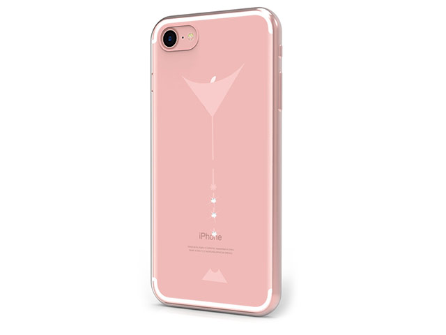 Чехол Azulo Sandi case для Apple iPhone 7 (розово-золотистый, пластиковый)