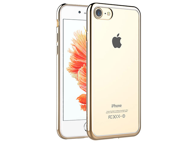 Чехол Azulo Brill case для Apple iPhone 7 (золотистый, пластиковый)