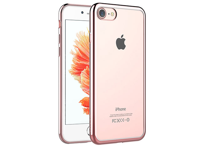 Чехол Azulo Brill case для Apple iPhone 7 (розово-золотистый, пластиковый)