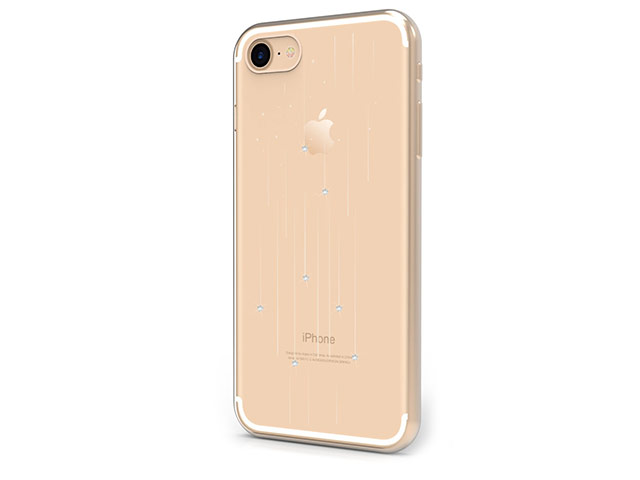 Чехол Azulo Star case для Apple iPhone 7 (золотистый, пластиковый)