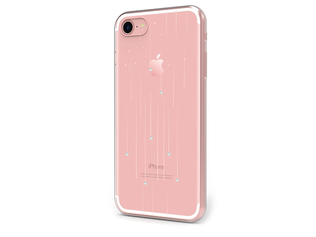 Чехол Azulo Star case для Apple iPhone 7 (розово-золотистый, пластиковый)