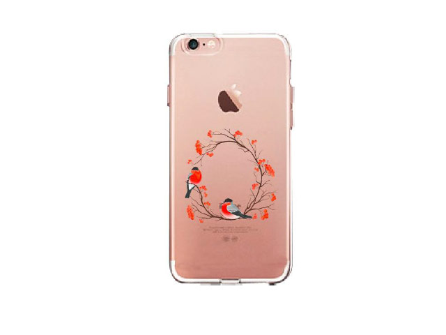 Чехол Azulo Fancy case для Apple iPhone 7 (Birds on Tree, гелевый)