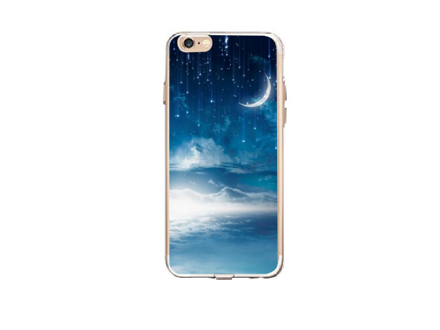 Чехол Azulo Fancy case для Apple iPhone 7 (Night Moon, гелевый)