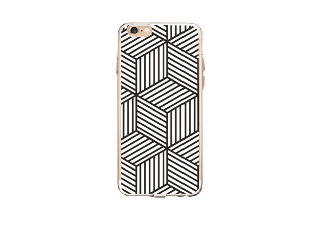 Чехол Azulo Fancy case для Apple iPhone 7 (Perspective, гелевый)