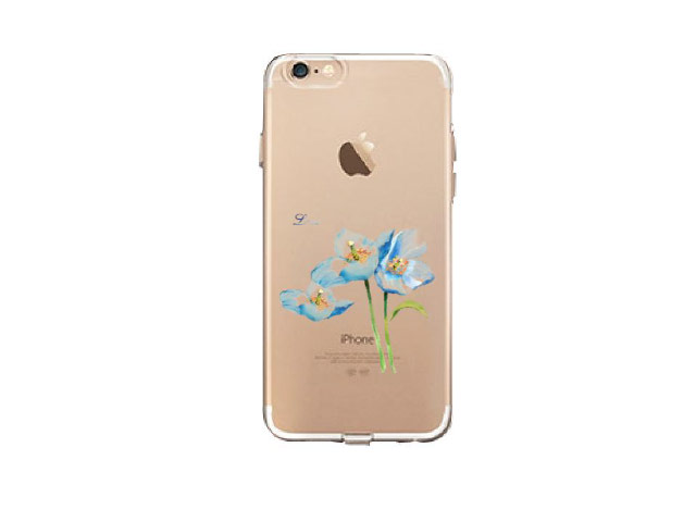 Чехол Azulo Fancy case для Apple iPhone 7 (Love Flowers, гелевый)