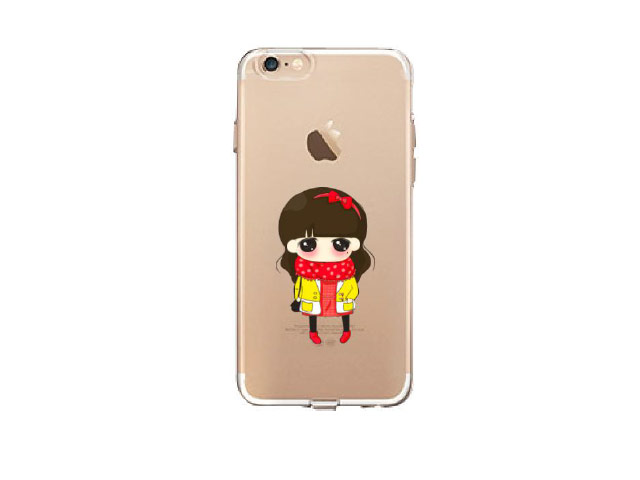 Чехол Azulo Fancy case для Apple iPhone 7 (Little Girl, гелевый)