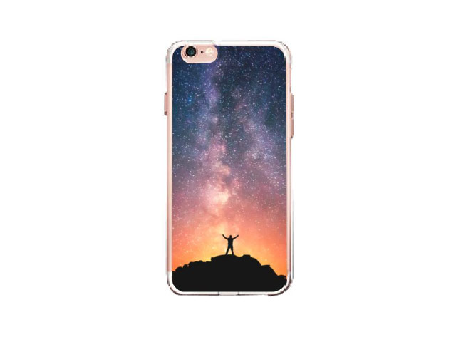 Чехол Azulo Fancy case для Apple iPhone 7 (Wonderful Sky, гелевый)