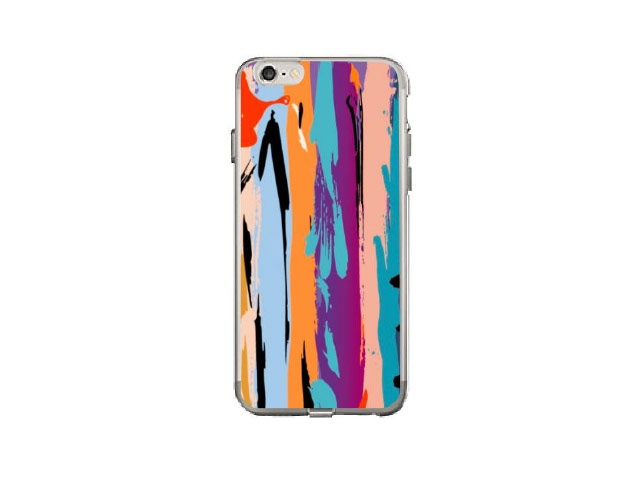 Чехол Azulo Fancy case для Apple iPhone 7 (Paint, гелевый)