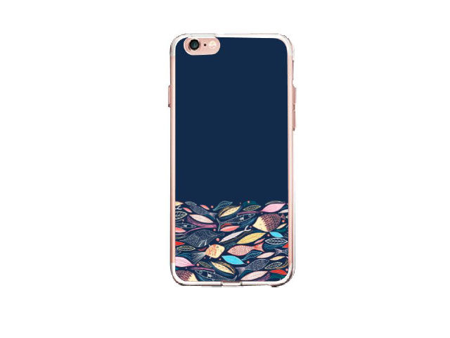 Чехол Azulo Fancy case для Apple iPhone 7 (Fishes, гелевый)