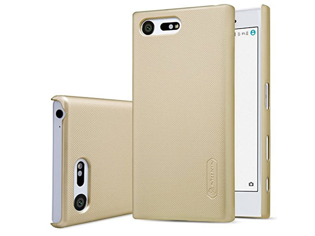 Чехол Nillkin Hard case для Sony Xperia X compact (золотистый, пластиковый)