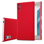 Чехол Nillkin Hard case для Sony Xperia XZ (красный, пластиковый)