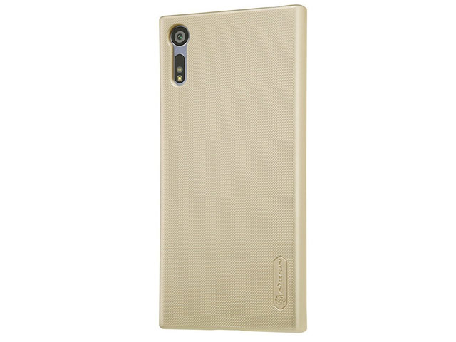Чехол Nillkin Hard case для Sony Xperia XZ (золотистый, пластиковый)