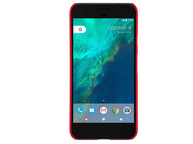 Чехол Nillkin Hard case для Google Pixel (красный, пластиковый)