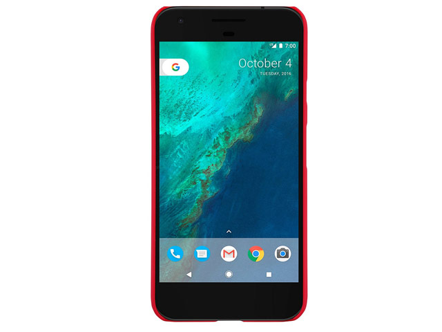 Чехол Nillkin Hard case для Google Pixel XL (красный, пластиковый)