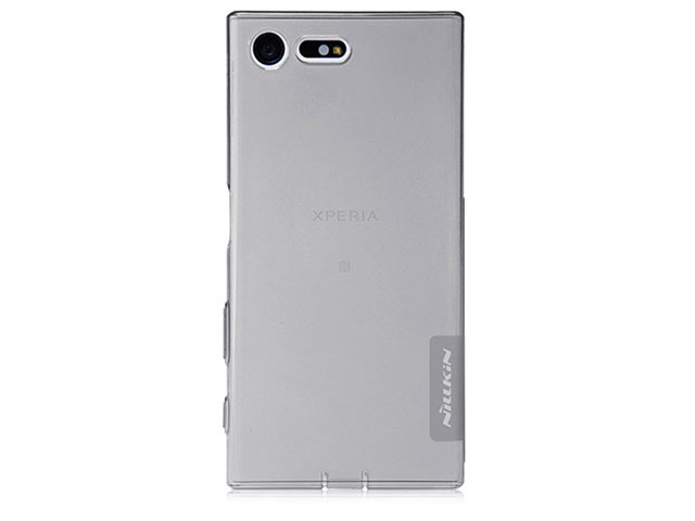 Чехол Nillkin Nature case для Sony Xperia X compact (серый, гелевый)