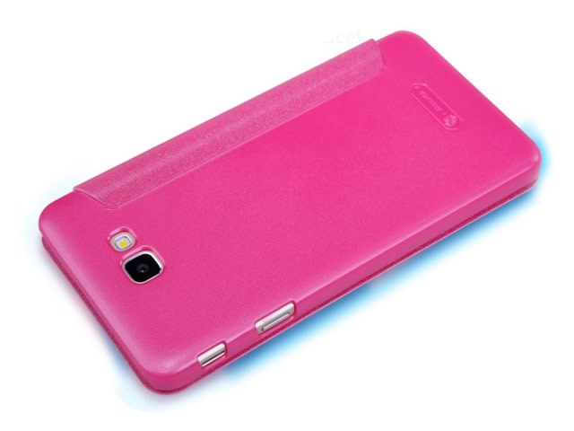 Чехол Nillkin Sparkle Leather Case для Samsung Galaxy J5 Prime (розовый, винилискожа)