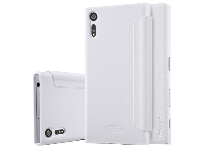 Чехол Nillkin Sparkle Leather Case для Sony Xperia XZ (белый, винилискожа)