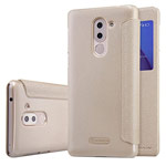 Чехол Nillkin Sparkle Leather Case для Huawei Honor 6X (золотистый, винилискожа)
