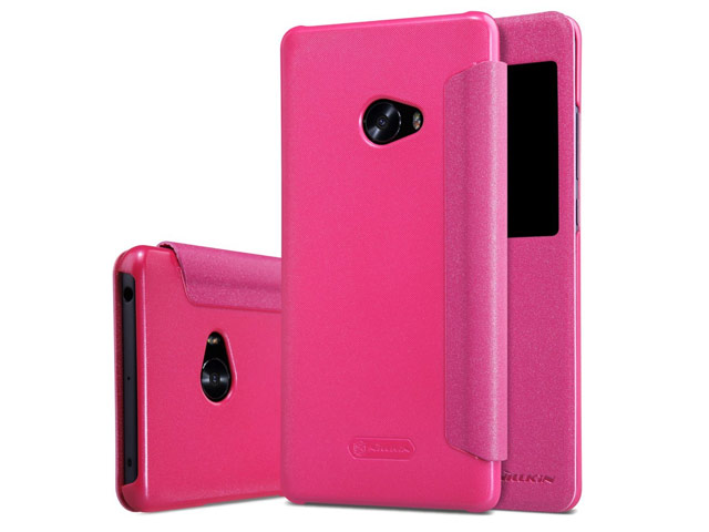 Чехол Nillkin Sparkle Leather Case для Xiaomi Mi Note 2 (розовый, винилискожа)