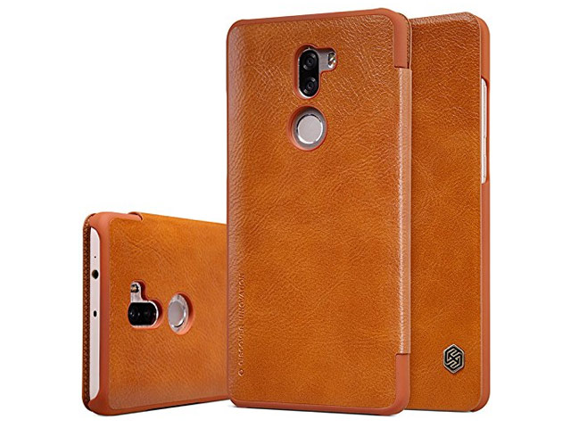 Чехол Nillkin Qin leather case для Xiaomi Mi 5s plus (коричневый, кожаный)