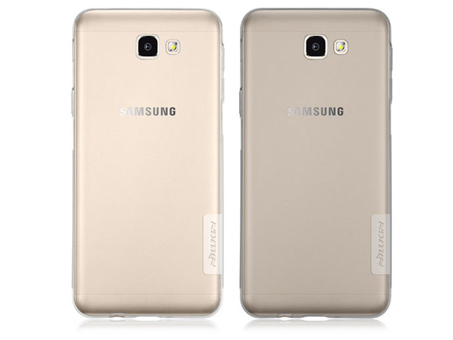 Чехол Nillkin Nature case для Samsung Galaxy J7 Prime (серый, гелевый)