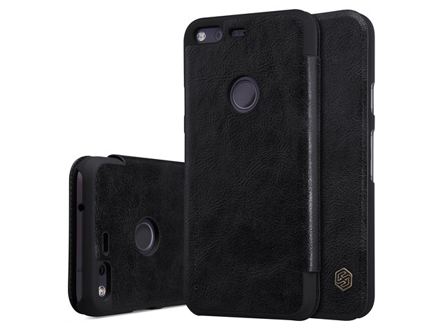 Чехол Nillkin Qin leather case для Google Pixel XL (черный, кожаный)