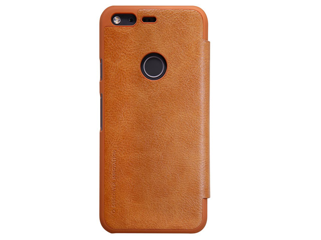Чехол Nillkin Qin leather case для Google Pixel XL (коричневый, кожаный)